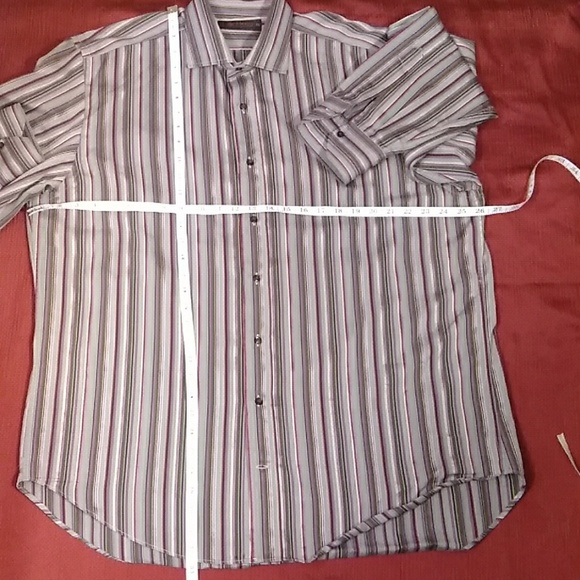 Etro Multicolor  Made In Italy Striped Casual Button Down Shirt - Picture 4 of 8